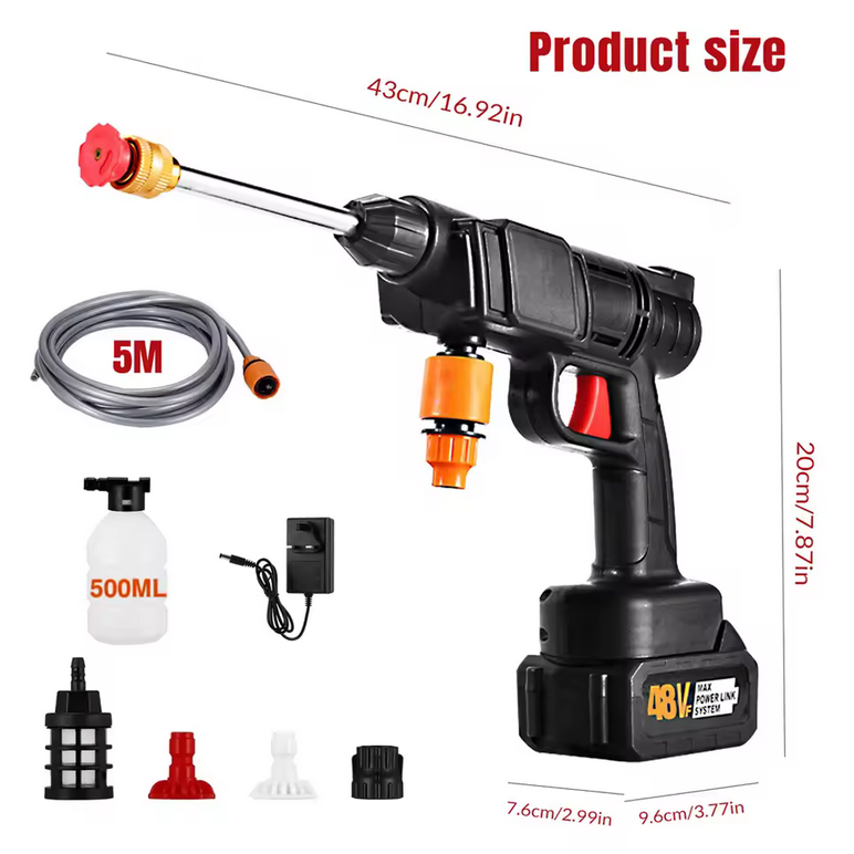TorqueTech™ Cordless Portable Pressure Washer