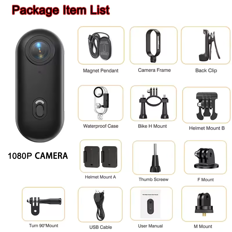 TorqueTech™ Mini Magnetic 4K Camera