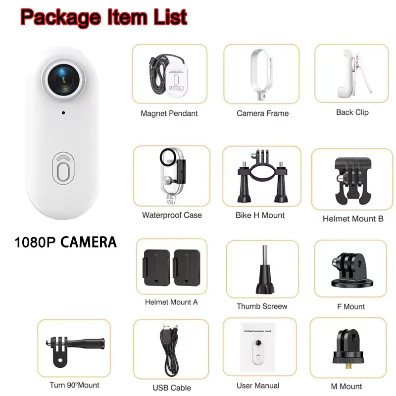 TorqueTech™ Mini Magnetic 4K Camera