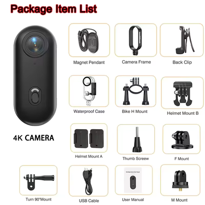 TorqueTech™ Mini Magnetic 4K Camera