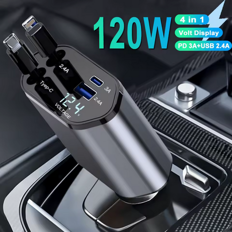 TorqueTech™ Multi-Functional Car Phone Charger